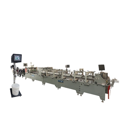 Food Goods Using Cardboard Mini Corrugated Box Folding Gluing Folder Gluer Machine