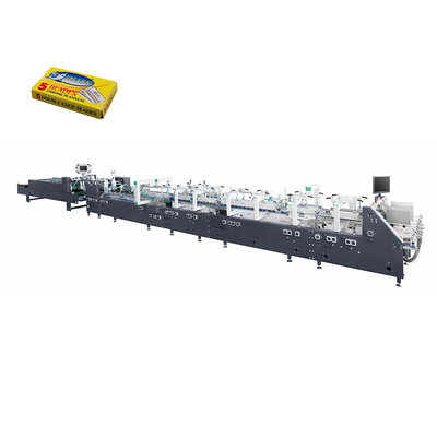 Automatic Food Crash Locked Automatic Lock Bottom Folder Gluer For Paper Box Making