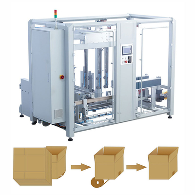 Automatic Food Sucker Pick Up And Form Carton Box Case Erector Machine
