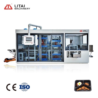 Thermoforming container making machine for pp lid fast food box fresh fruit vegetable seafood shrimp tofu packaging plastic container